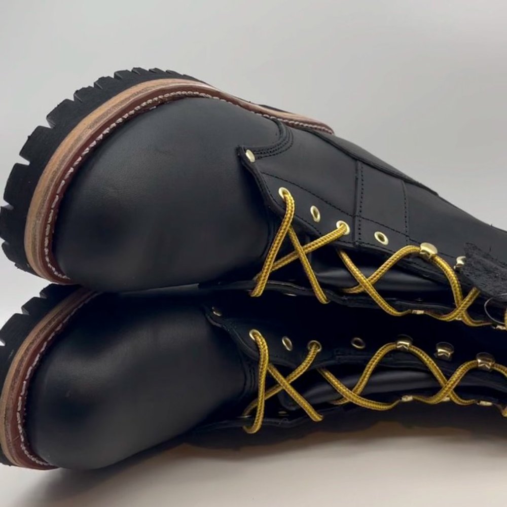 Logger/ Riding Leather Upper Men's Boots NWT Sizes Available - Picture 4 of 11